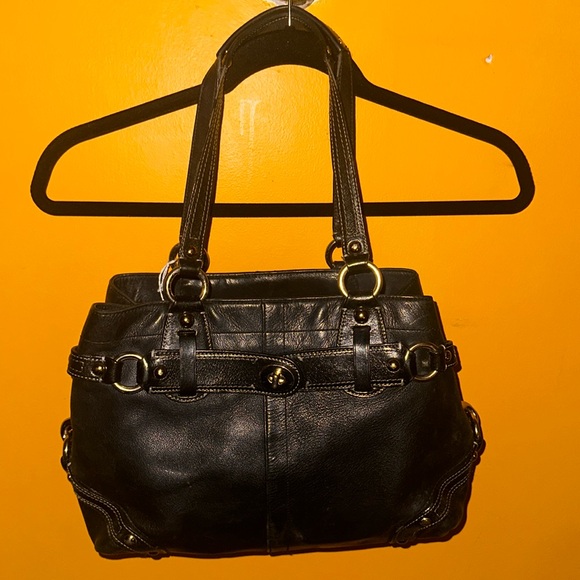 RARE COACH Beautiful black leather - Picture 9 of 12